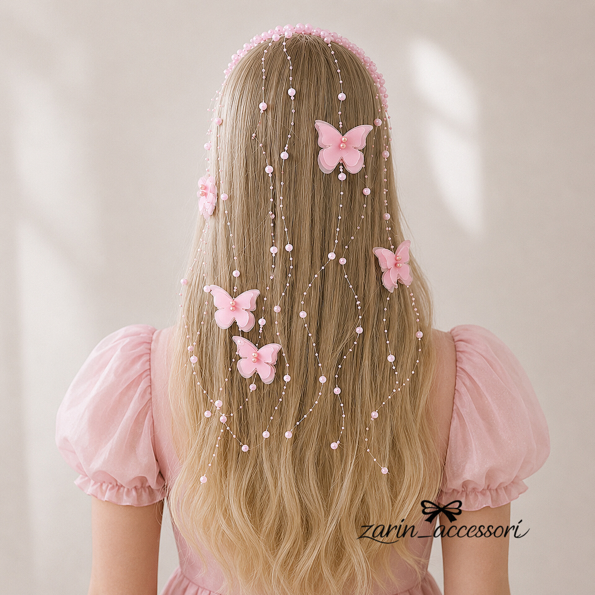 تل مو دخترانه مدل فرشته